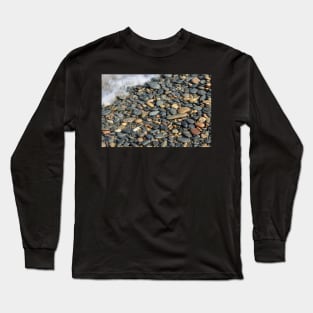 More magic from Lake Michigan.  Lake Michigan Stones and water. Long Sleeve T-Shirt